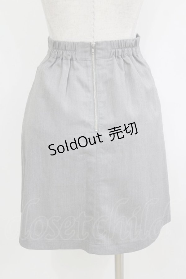 画像3: Jamie エーエヌケー / サイドベルトスカート M グレー H-25-12-23-1026-LO-SK-NS-ZH (3)