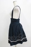 画像2: Blue rouge / サスペンダースカート Free ネイビー H-25-12-23-1029-CA-SK-NS-ZH (2)