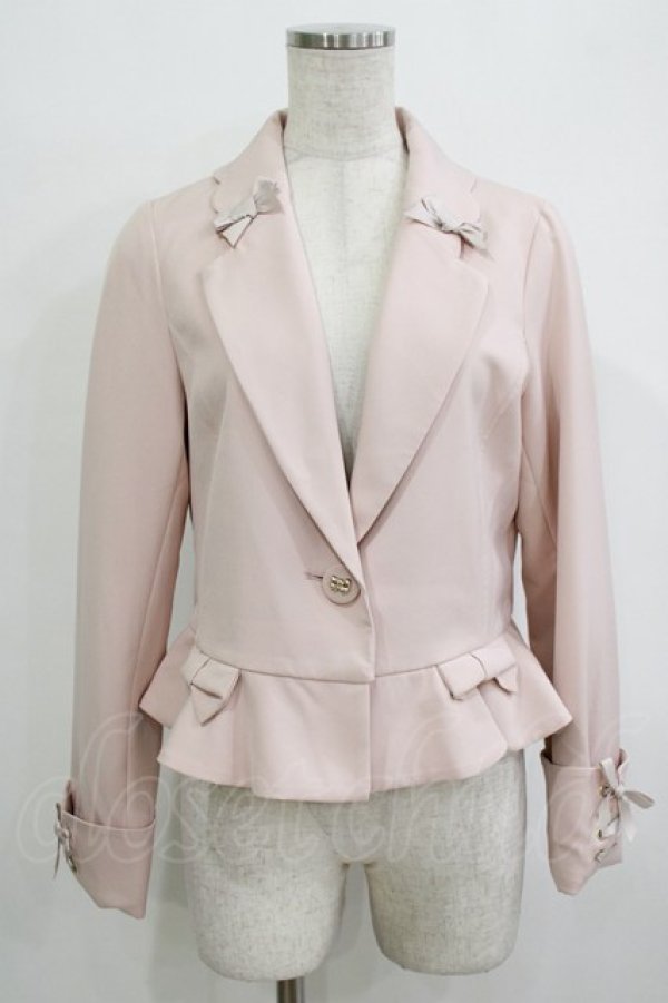 画像1: LIZ LISA / スカラップジャケット Free アイボリー H-25-12-23-1030-LO-JA-NS-ZH (1)