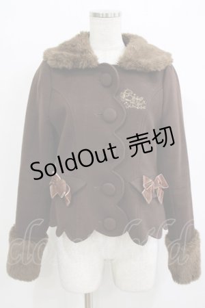 画像: BABY,THE STARS SHINE BRIGHT / スカラップショートジャケット Free ブラウン H-25-12-23-1032-BA-CO-NS-ZH