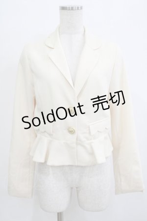 画像: LIZ LISA / スカラップジャケット Free アイボリー H-25-12-23-1033-LO-JA-NS-ZH