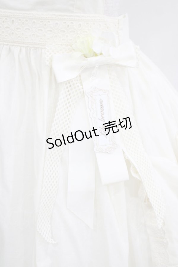 画像6: 胡桃木（海外ロリータブランド） / エプロンスカート L 生成り H-25-12-23-1034-LO-OP-NS-ZH (6)