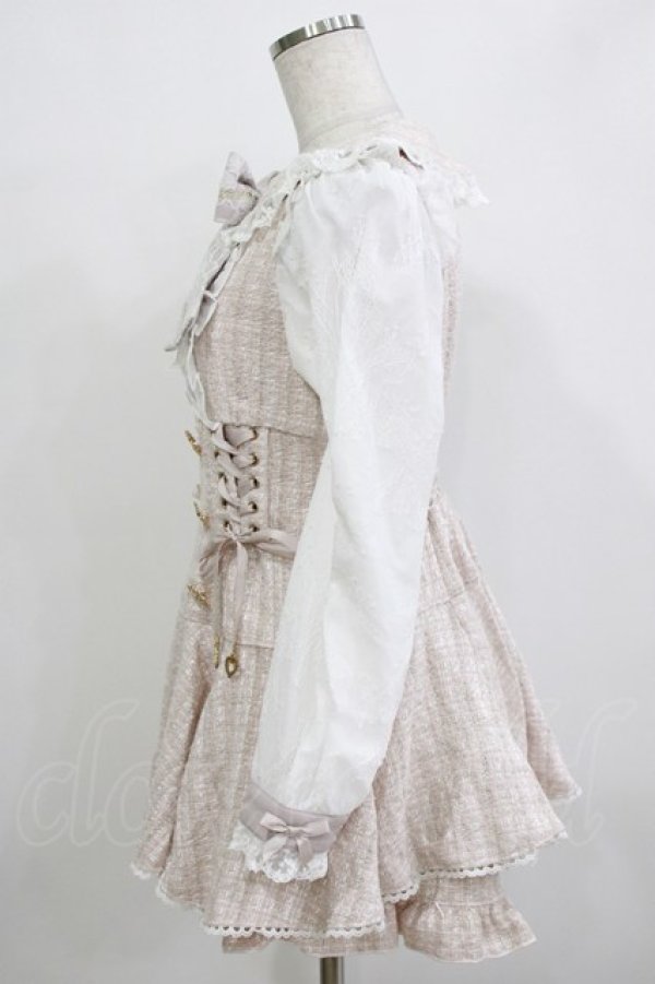 画像2: LIZ LISA / メッセージリボンツイードセットアップ Free ピンク H-25-12-23-1035-LO-OP-NS-ZH (2)