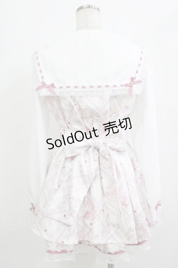 画像3: LIZ LISA / sewing bear柄セットアップ Free ピンク H-25-12-23-1036-LO-TO-NS-ZH (3)