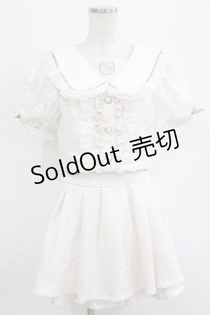 画像: NOEMIE / お嬢さん パールセーラー セットアップ Free オフホワイト H-25-12-23-1037-LO-OP-NS-ZH