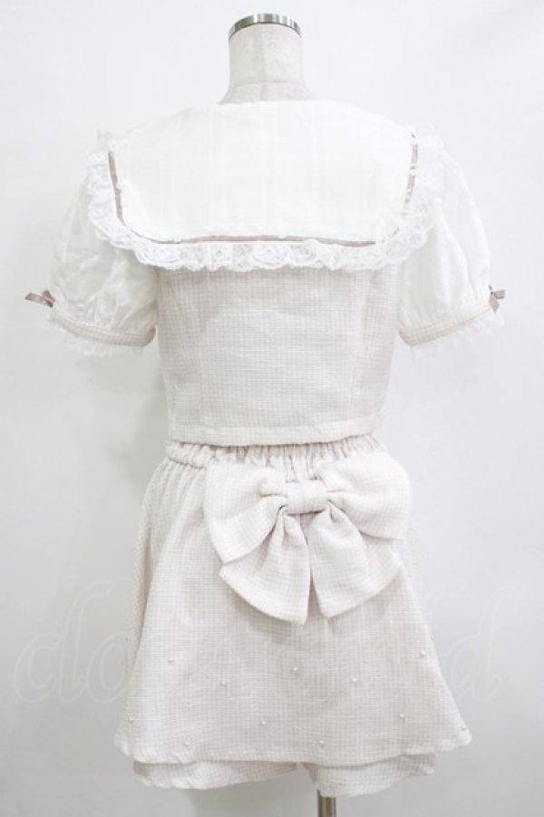 画像3: NOEMIE / お嬢さん パールセーラー セットアップ Free オフホワイト H-25-12-23-1037-LO-OP-NS-ZH (3)