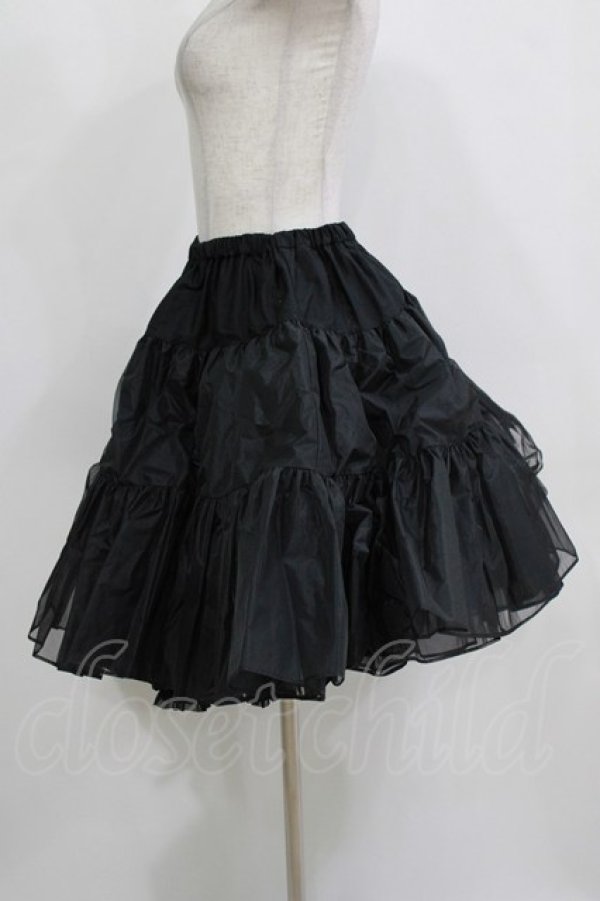 画像2: BABY,THE STARS SHINE BRIGHT / ふわふわボリュームロングパニエ Free ブラック H-25-12-23-1041-BA-SK-NS-ZH (2)