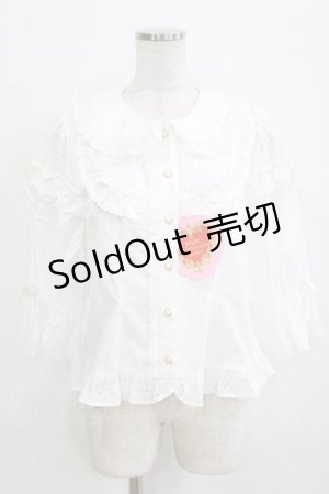 画像: BABY,THE STARS SHINE BRIGHT / レーシィフローラルブラウス Free オフ白 H-25-12-23-1042-BA-BL-NS-ZH