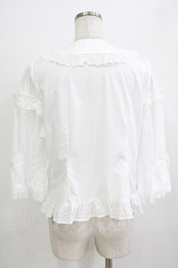 画像3: BABY,THE STARS SHINE BRIGHT / レーシィフローラルブラウス Free オフ白 H-25-12-23-1042-BA-BL-NS-ZH (3)