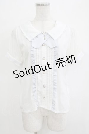 画像: LIZ LISA / ピアノブラウス Free オフ/サックス H-25-12-23-1044-LO-BL-NS-ZH