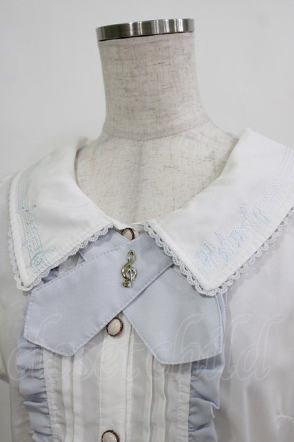 画像4: LIZ LISA / ピアノブラウス Free オフ/サックス H-25-12-23-1044-LO-BL-NS-ZH (4)