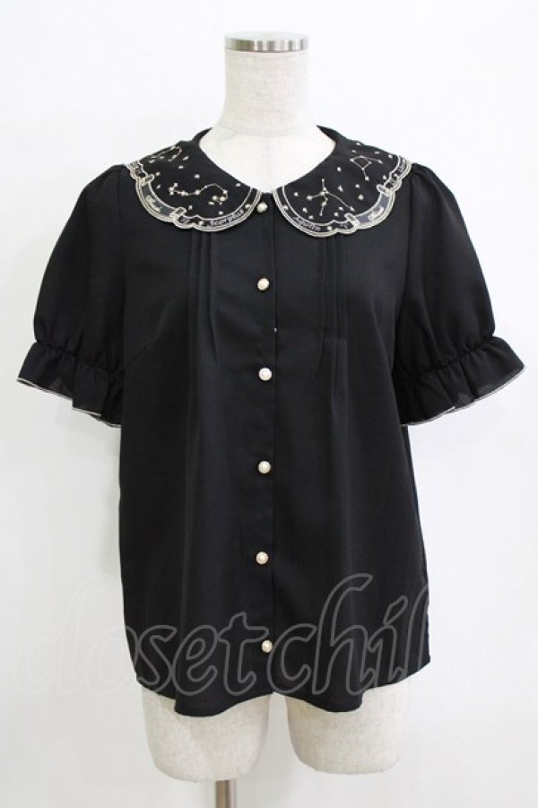 画像1: Amavel / Fantasy Milkywayブラウス Free ブラック H-25-12-23-1045-CA-BL-NS-ZH (1)