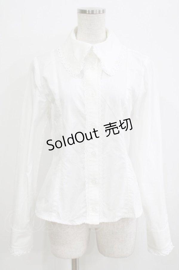 画像1: ALICE and the PIRATES / トーションレースブラウス Free オフ H-25-12-23-1047-PA-BL-NS-ZH (1)