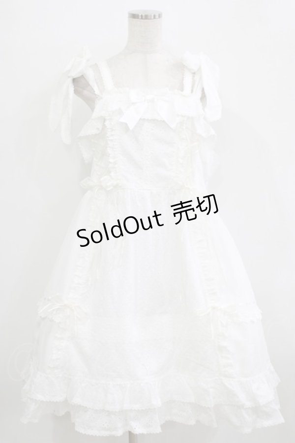 画像1: BABY,THE STARS SHINE BRIGHT / レーシィフローラルジャンパースカート Free オフ白 H-25-12-23-1006-BA-OP-NS-ZH (1)