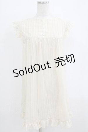 画像: Infanta（海外ロリータブランド） / ストライプシフォンブラウス Free 生成り H-25-12-23-1051-LO-BL-NS-ZH