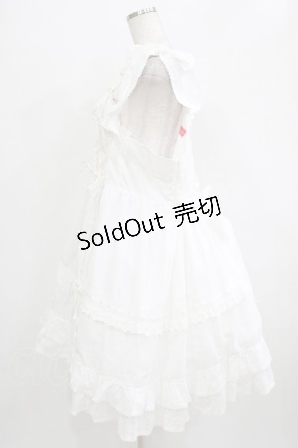 画像2: BABY,THE STARS SHINE BRIGHT / レーシィフローラルジャンパースカート Free オフ白 H-25-12-23-1006-BA-OP-NS-ZH (2)