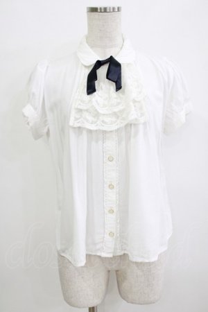 画像: Blue rouge / ジャボブラウス Free オフ H-25-12-23-1052-CA-BL-NS-ZH