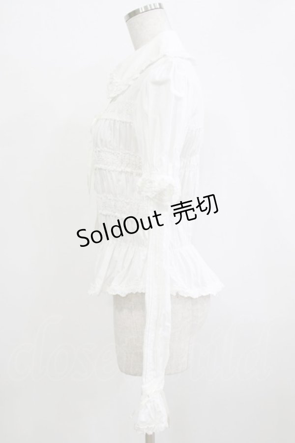 画像2: BABY,THE STARS SHINE BRIGHT / シャーリングブラウス Free オフ H-25-12-23-1053-BA-BL-NS-ZH (2)