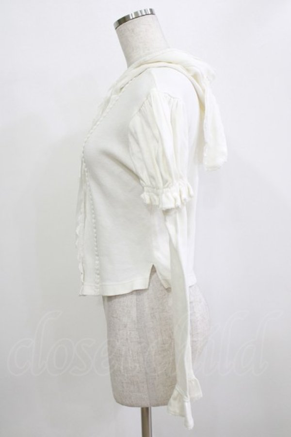 画像2: BABY,THE STARS SHINE BRIGHT / いちごレースのうさみみカーディガン Free オフ白 H-25-12-23-1054-BA-TO-NS-ZH (2)