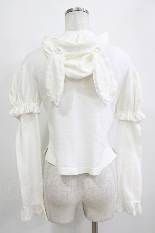 画像3: BABY,THE STARS SHINE BRIGHT / いちごレースのうさみみカーディガン Free オフ白 H-25-12-23-1054-BA-TO-NS-ZH (3)