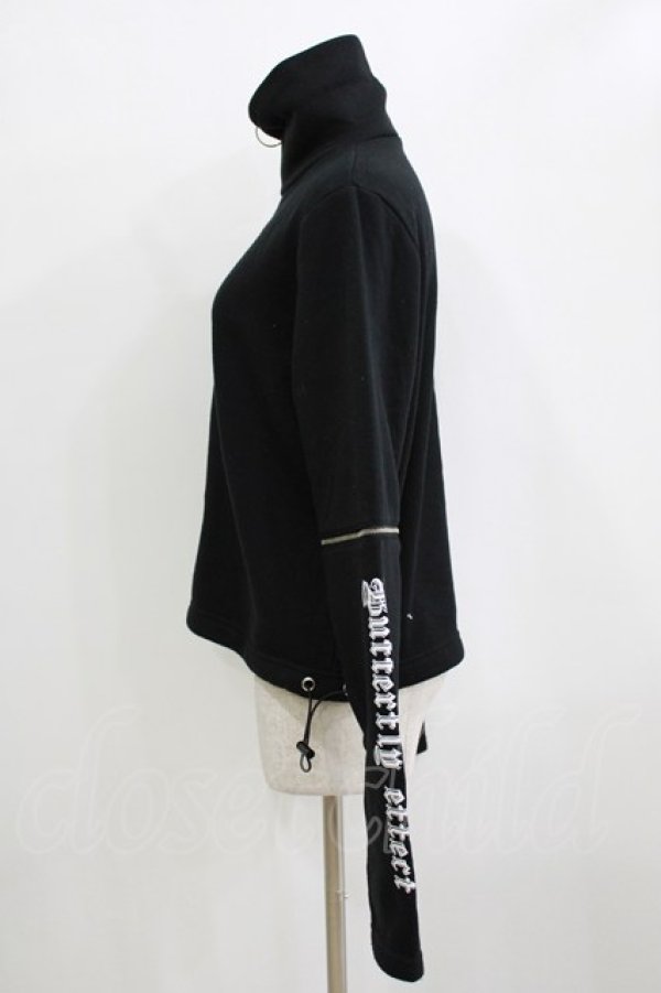 画像2: Jamie エーエヌケー / バタフライトップス M ブラック H-25-12-23-1056-LO-TO-NS-ZH (2)