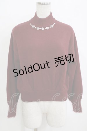 画像: MAJESTIC LEGON / ニットプルオーバー M ワイン H-25-12-23-1057-LO-OP-NS-ZH