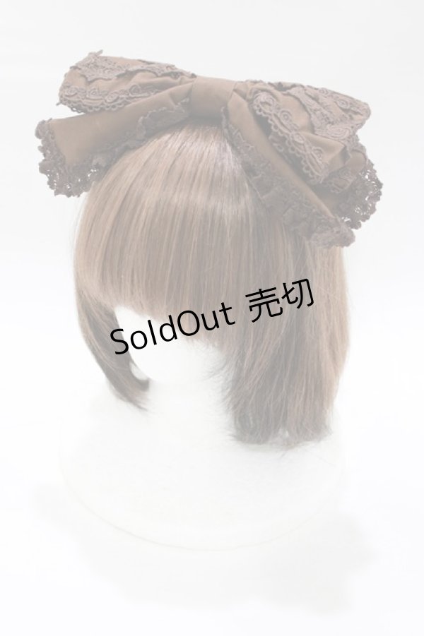 画像1: BABY,THE STARS SHINE BRIGHT / キャメロンカチューシャ  ブラウン H-25-12-23-1070-BA-ZA-NS-ZH (1)