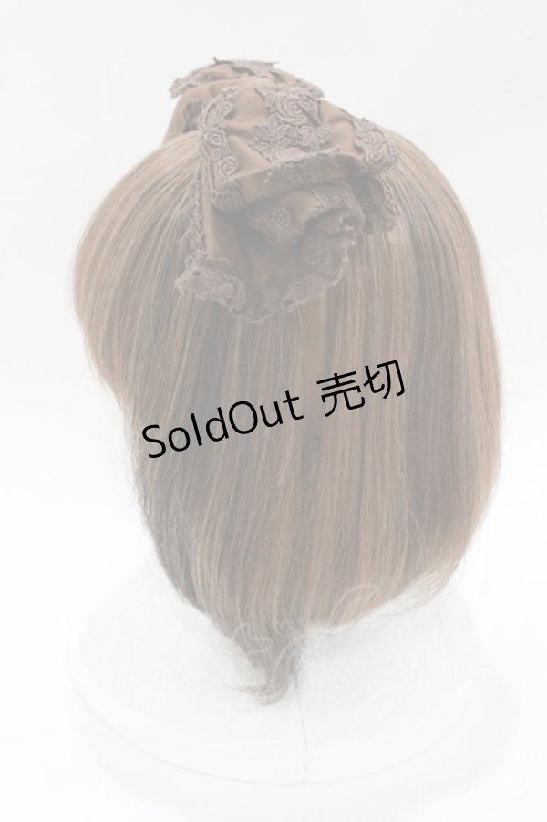 画像2: BABY,THE STARS SHINE BRIGHT / キャメロンカチューシャ  ブラウン H-25-12-23-1070-BA-ZA-NS-ZH (2)