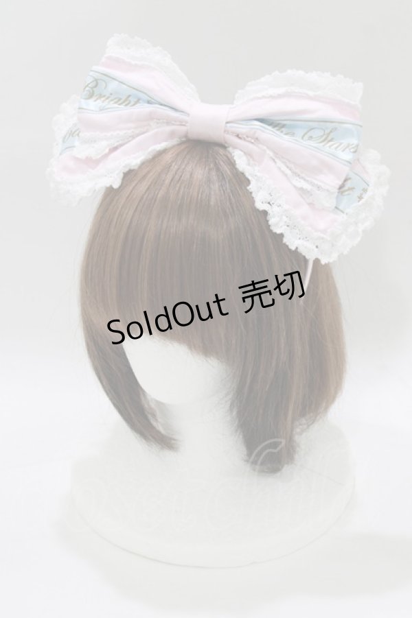 画像1: BABY,THE STARS SHINE BRIGHT / ねこくみゃちゃんからのPresent Ribbonカチューシャ  ピンク H-25-12-23-1072-BA-AC-NS-ZH (1)