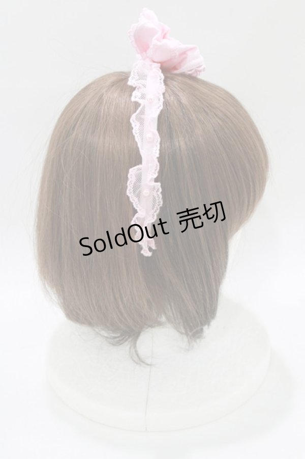 画像3: Angelic Pretty / プティミルフィーユリボンカチューシャ  ピンク H-25-12-23-1074-AP-AC-NS-ZH (3)