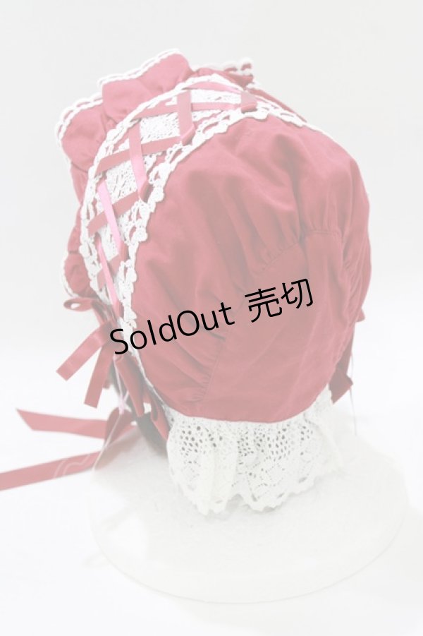 画像3: BABY,THE STARS SHINE BRIGHT / スピンドールボンネット  エンジ H-25-12-23-1075-BA-AC-NS-ZH (3)