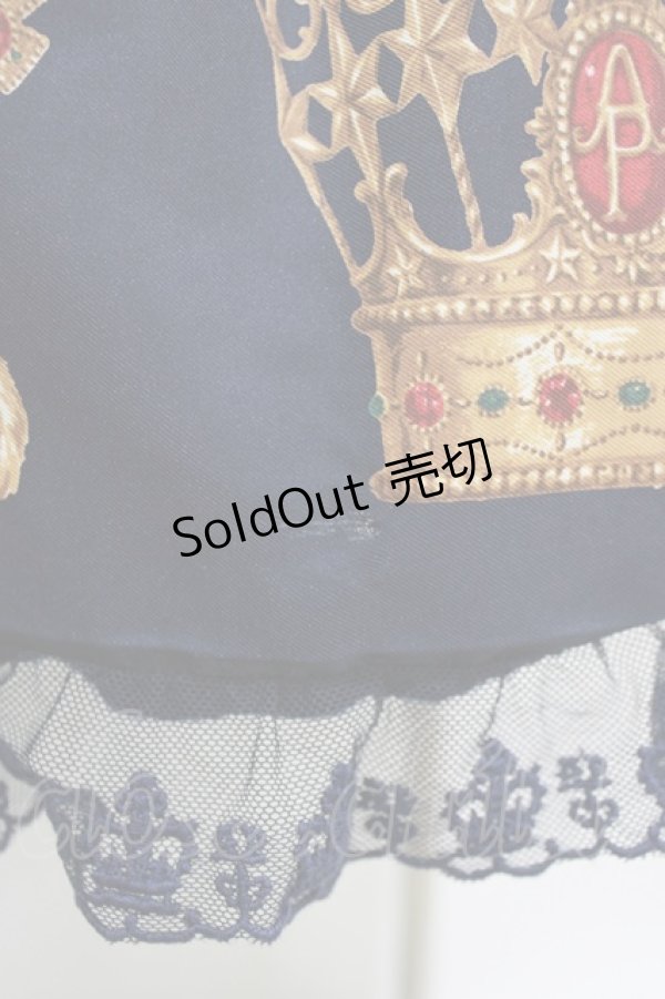 画像6: Angelic Pretty / British Crownワンピース FREE ネイビー H-25-12-23-1007-AP-OP-YZ-ZH (6)