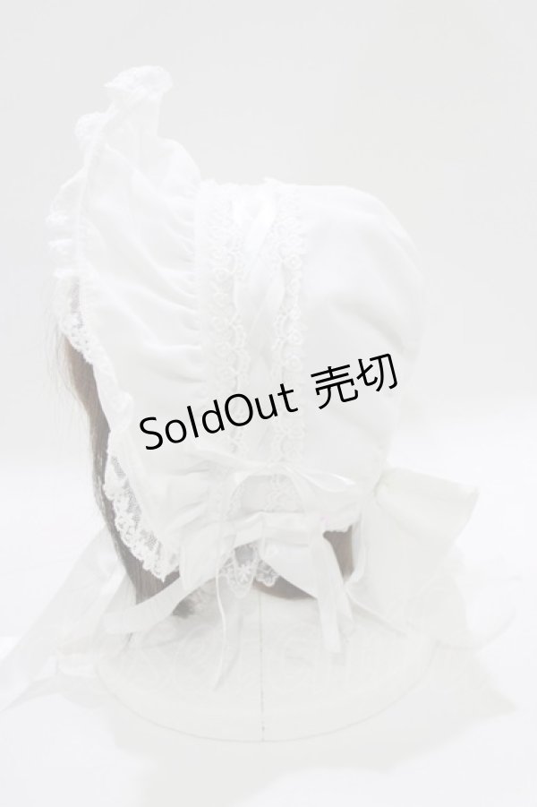 画像2: BABY,THE STARS SHINE BRIGHT / Le sucre petillantボンネット Free オフ白 H-25-12-23-1080-BA-AC-NS-ZH (2)