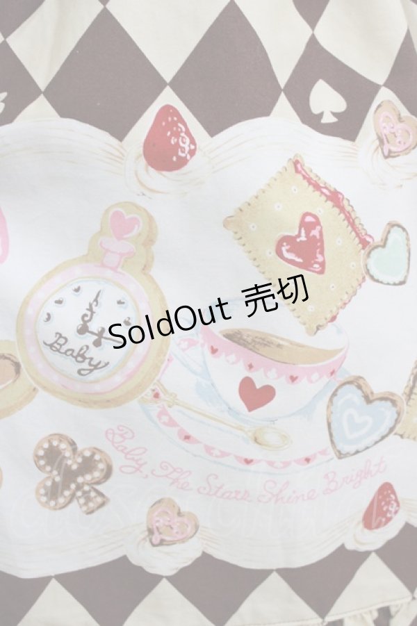 画像4: BABY,THE STARS SHINE BRIGHT / ALICE'S Marchin' Cookie Flavour柄シェルシージャンパースカート Free ブラウン H-25-12-23-1009-BA-OP-NS-ZH (4)
