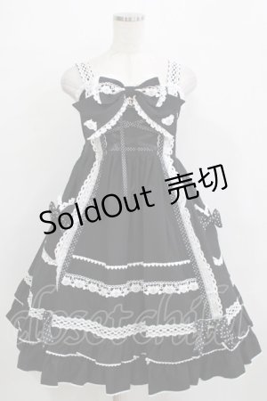 画像: BABY,THE STARS SHINE BRIGHT / くみゃちゃんのHeart Sugar Decorationジャンパースカート Free ブラック H-25-12-23-1010-BA-OP-NS-ZH