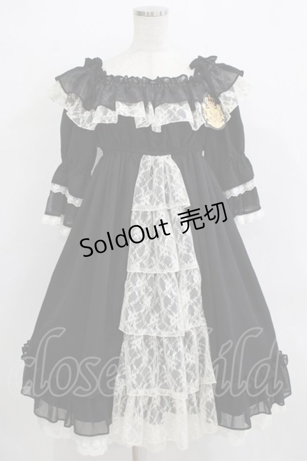 画像1: ALICE and the PIRATES / コーディリアワンピース Free ブラック H-25-12-23-1011-PA-OP-NS-ZH (1)