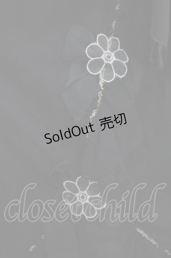 画像4: BABY,THE STARS SHINE BRIGHT / La fleurieシフォンワンピース Free ブラック H-25-12-23-1015-BA-OP-NS-ZH (4)