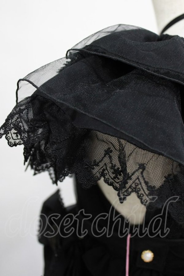 画像6: BABY,THE STARS SHINE BRIGHT / La fleurieシフォンワンピース Free ブラック H-25-12-23-1015-BA-OP-NS-ZH (6)