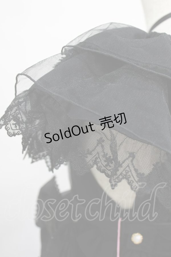 画像6: BABY,THE STARS SHINE BRIGHT / La fleurieシフォンワンピース Free ブラック H-25-12-23-1015-BA-OP-NS-ZH (6)