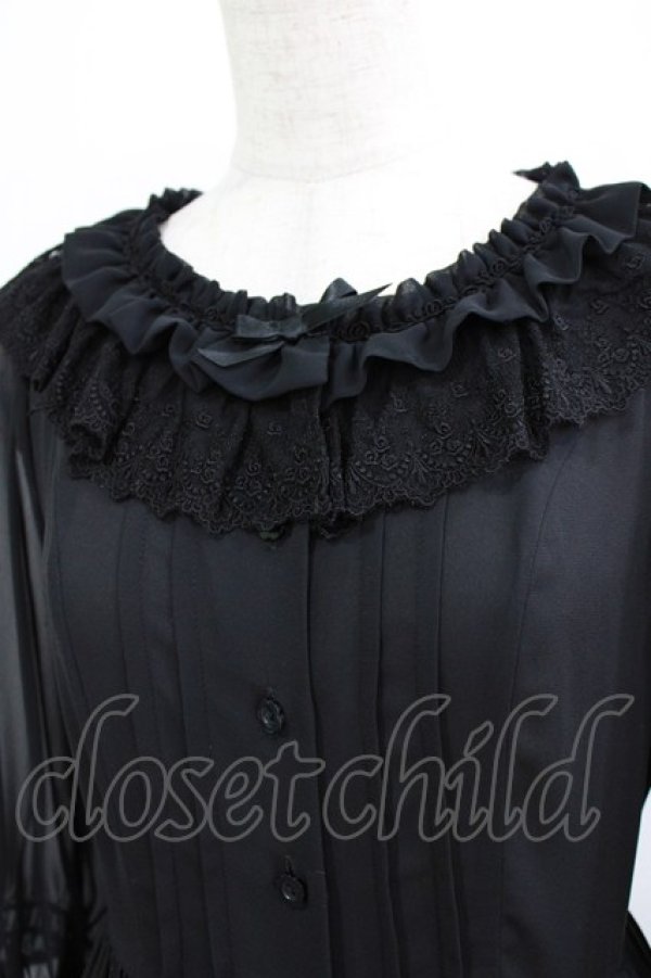 画像4: Innocent World / カトリーヌワンピース M ブラック H-25-12-23-1016-IW-OP-NS-ZH (4)