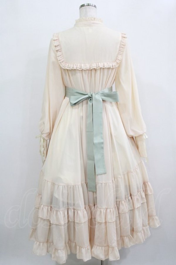 画像3: Little Dipper（海外ロリータブランド） / お嬢様のクラシカルワンピース L 生成り H-25-12-23-1018-EL-OP-NS-ZH (3)