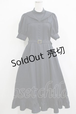 画像: Kurumi Collaboration / マリンアカデミアワンピース LL ネイビー H-25-12-23-1019-GO-OP-NS-ZH