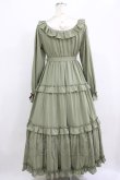 画像3: axes femme kawaii / クラシカルフリルロングワンピ M グリーン H-25-12-23-1020-AX-OP-NS-ZH (3)