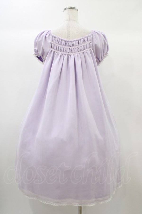 画像2: ALICE and the PIRATES / Nighty nightミニ袖ジャンパースカート Free ラベンダー H-25-12-24-029-PA-OP-NS-ZH (2)