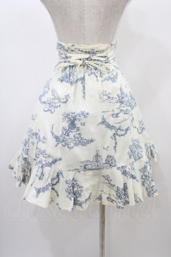 画像2: Innocent World / エンジェルランドスカート Free/50cm丈 オフ/ブルー H-25-12-24-033-IW-SK-NS-ZH (2)