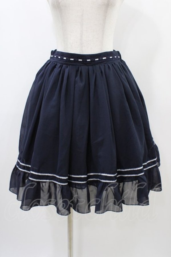 画像3: axes femme / リバーシブルスカート M ネイビー H-25-12-24-035-AX-SK-NS-ZH (3)