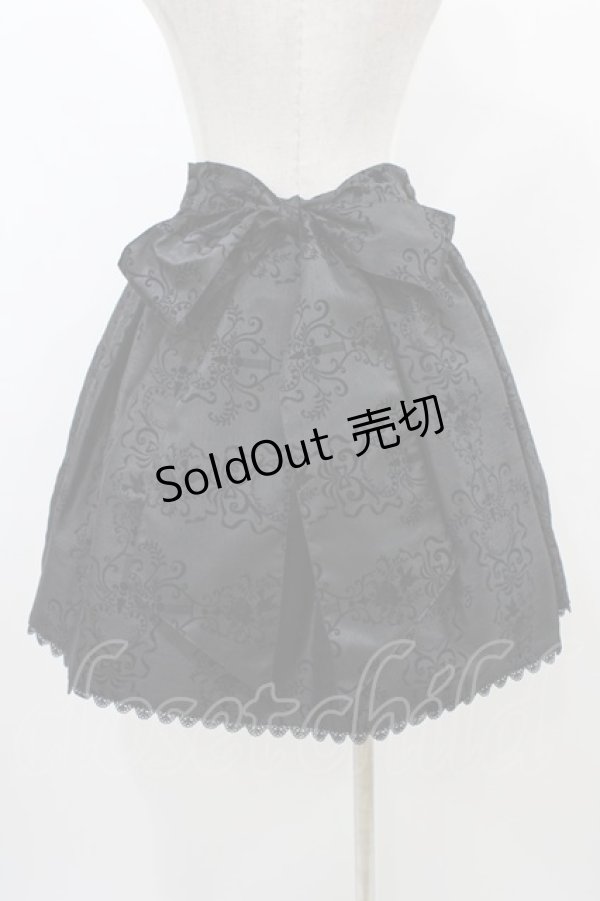 画像2: metamorphose / フロッキースカート Free ブラック H-25-12-24-036-ME-SK-NS-ZH (2)