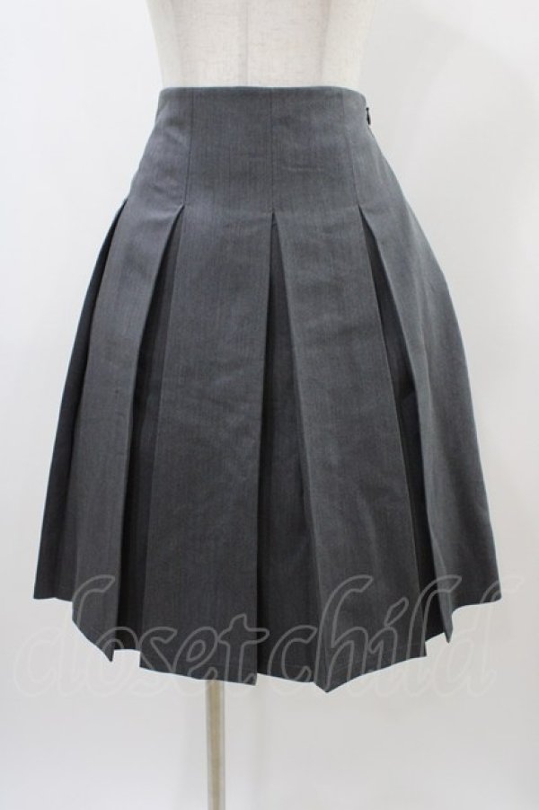 画像1: F i.n.t / ボックスプリーツスカート Free GRAY H-25-12-24-037-CA-SK-NS-ZH (1)