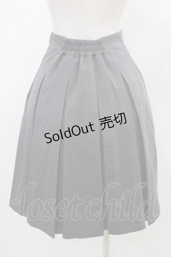 画像2: F i.n.t / ボックスプリーツスカート Free GRAY H-25-12-24-037-CA-SK-NS-ZH (2)