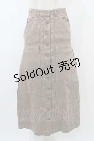 画像: PINK HOUSE / デニムスカート M ブラウン H-25-12-24-038-LO-SK-NS-ZH